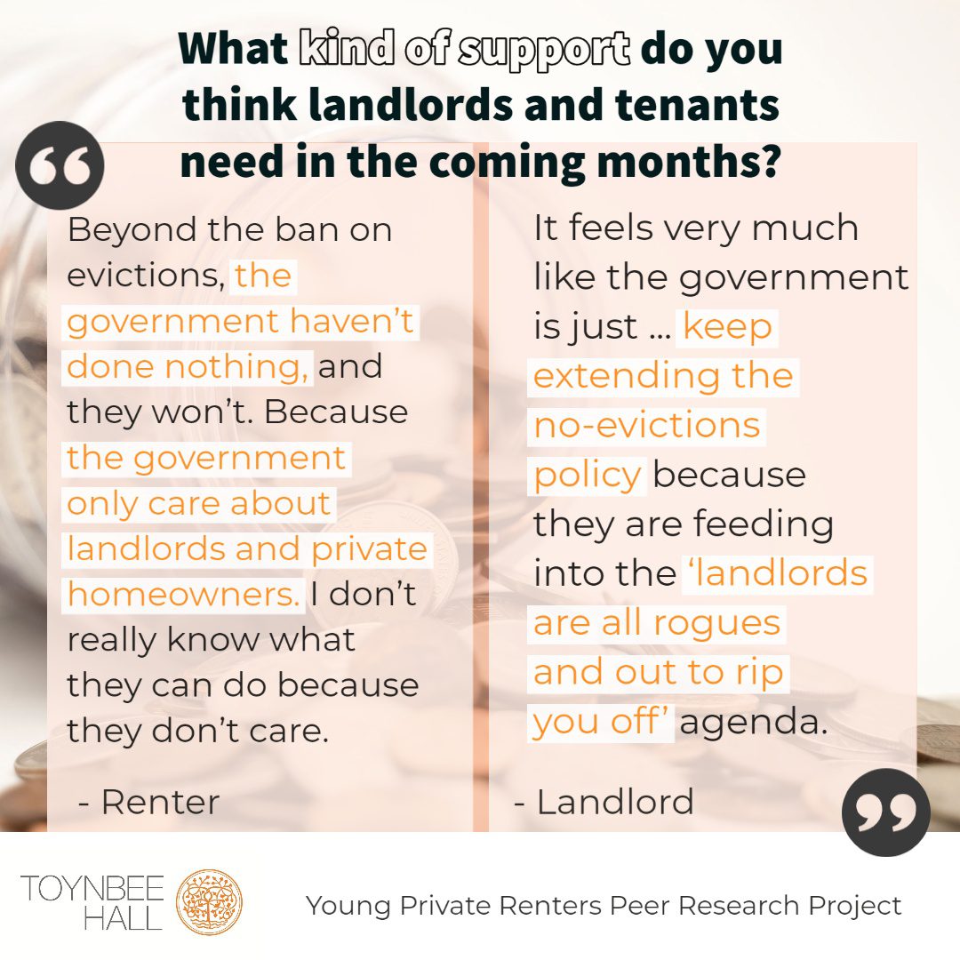 What kind of support do you think landlords and tenants need in the coming months?