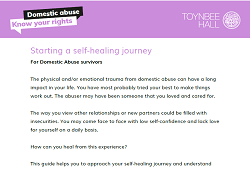 Starting a self-healing journey For Domestic Abuse survivors