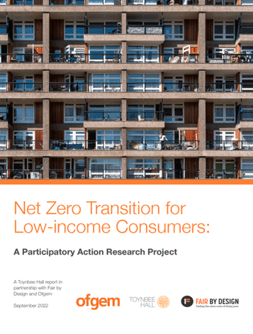 Net-Zero transition for low-income consumers report front cover